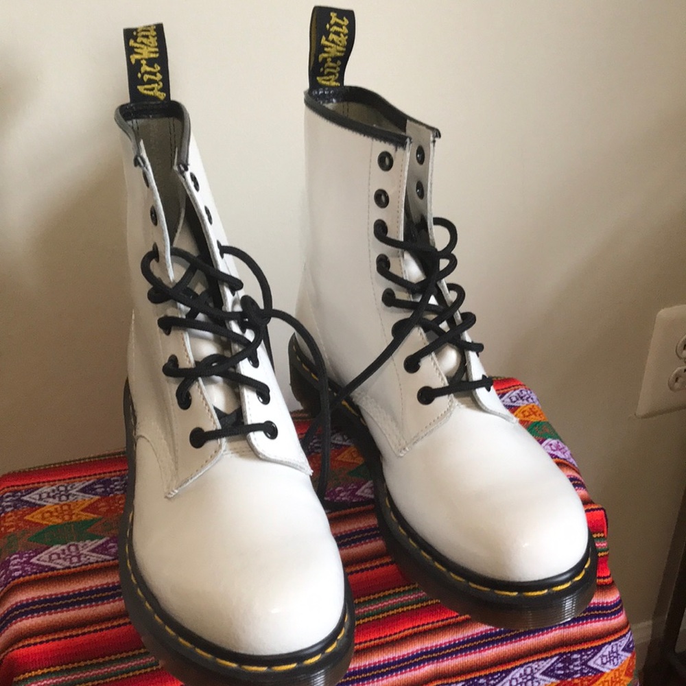 Dr. Martens Air Walk Patent Boots